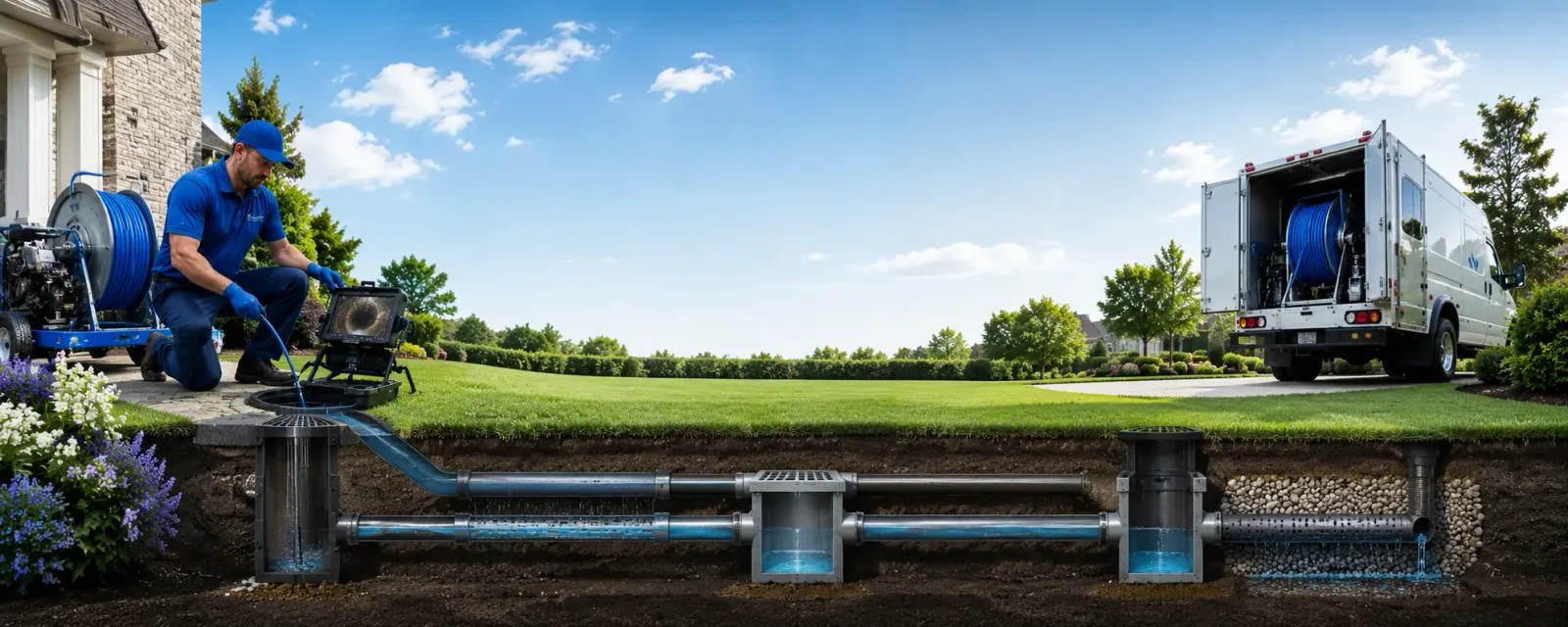 Outdoor drain cleaning information for Ringsted, IA